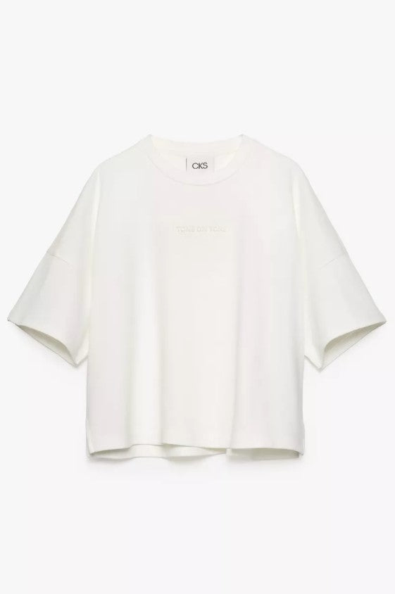 T-shirts korte mouw wit CKS