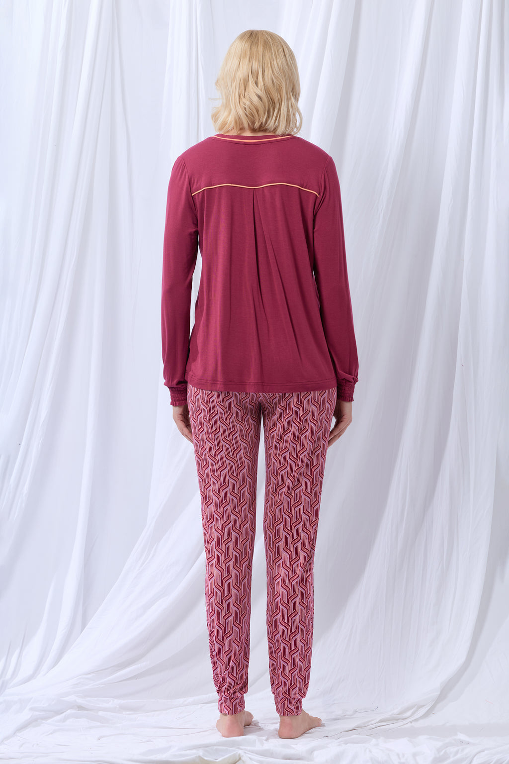 Pyjama's bordeaux Lordsxlilies