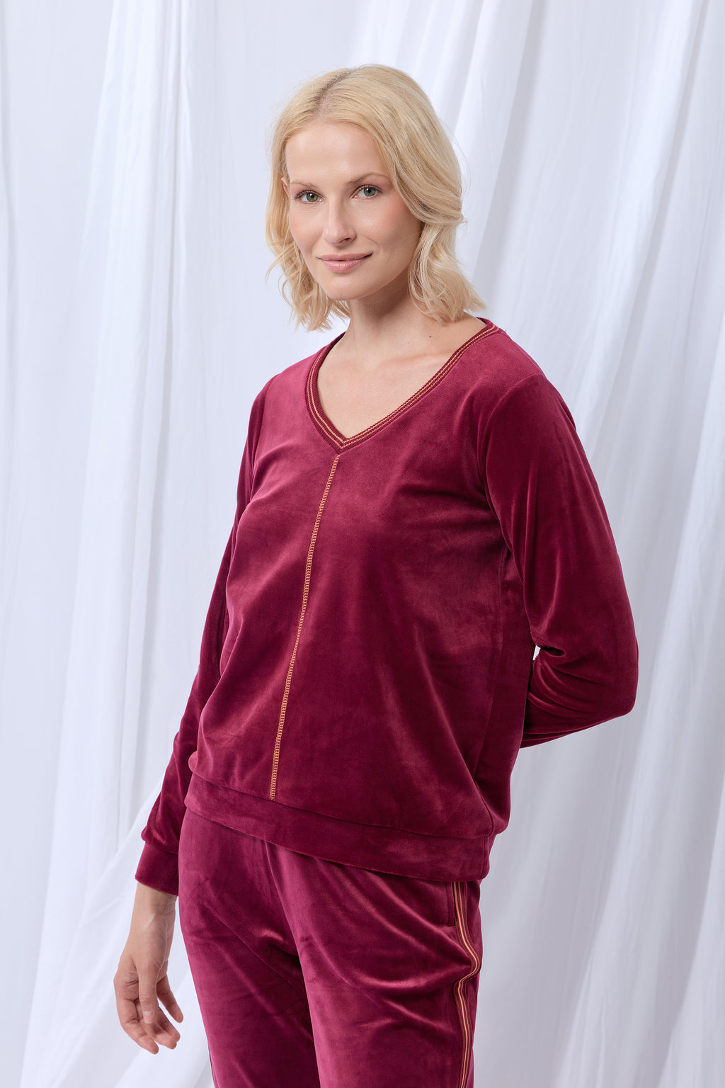 Pyjama's bordeaux Lordsxlilies