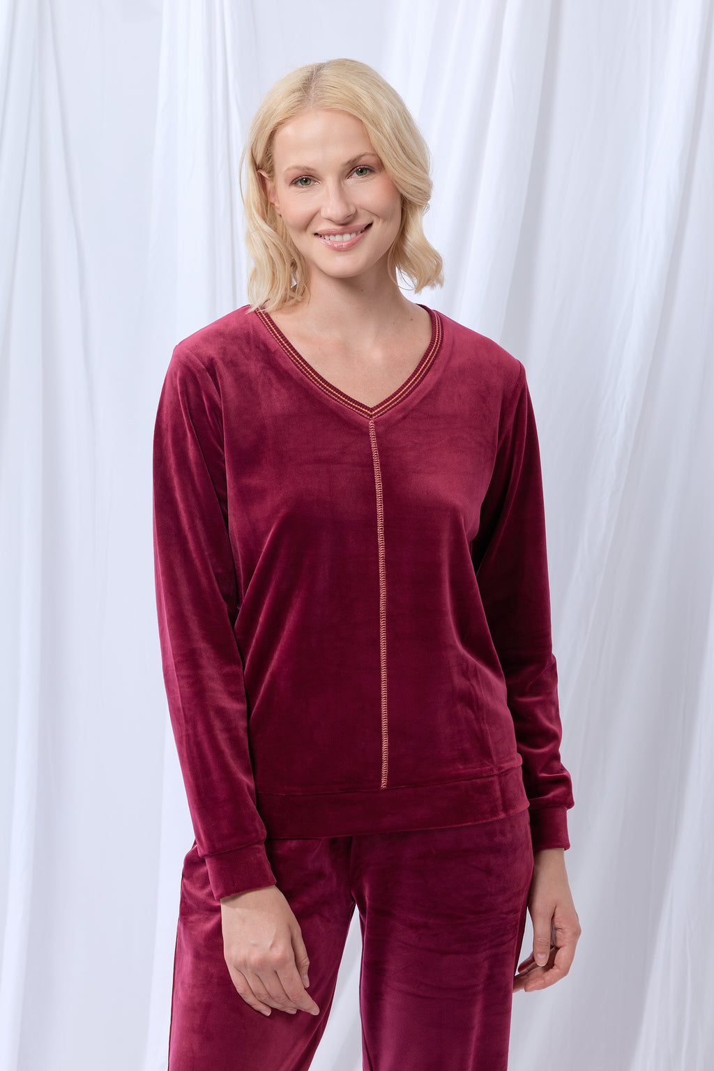 Pyjama's bordeaux Lordsxlilies