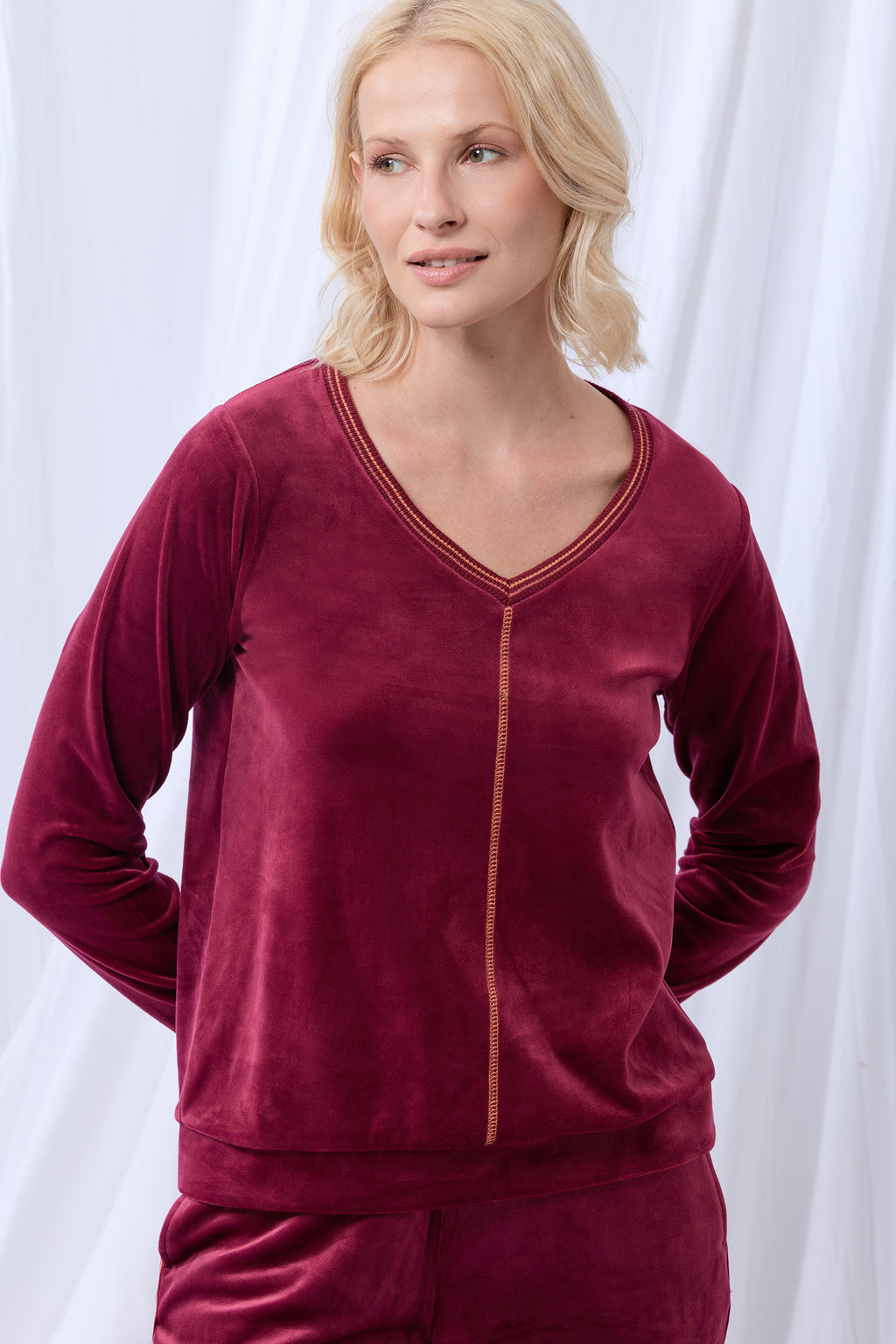 Pyjama's bordeaux Lordsxlilies