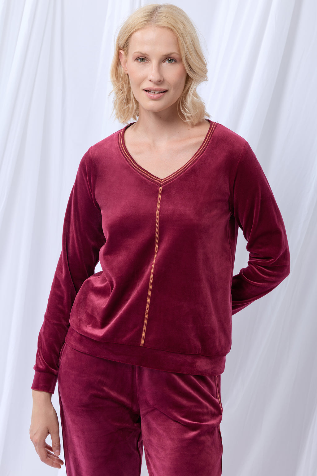 Pyjama's bordeaux Lordsxlilies