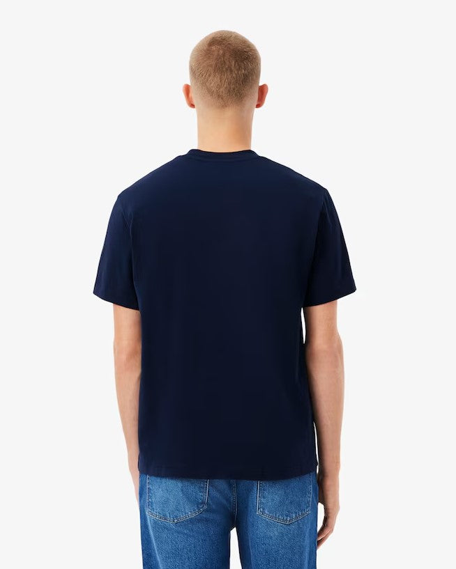 T-shirts korte mouw navy Lacoste