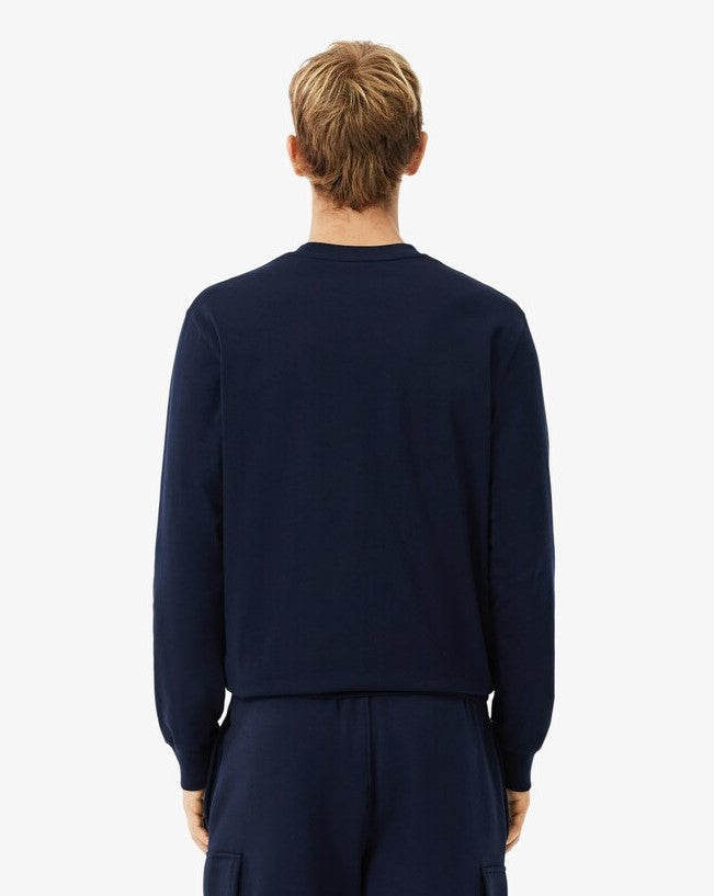 T-shirts lange mouw navy Lacoste