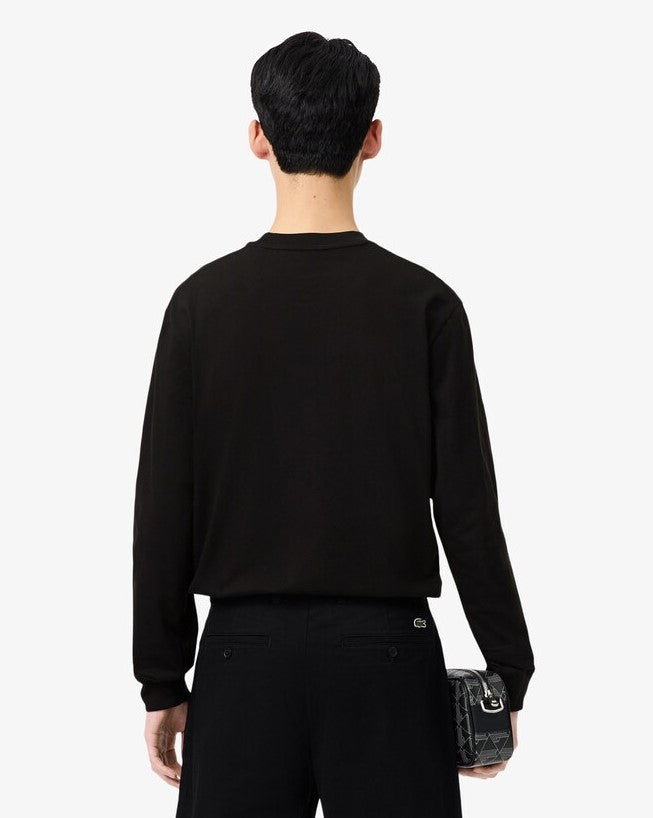 T-shirts lange mouw zwart Lacoste