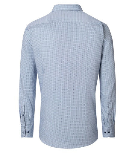 Hemden lange mouw blauw VENTI