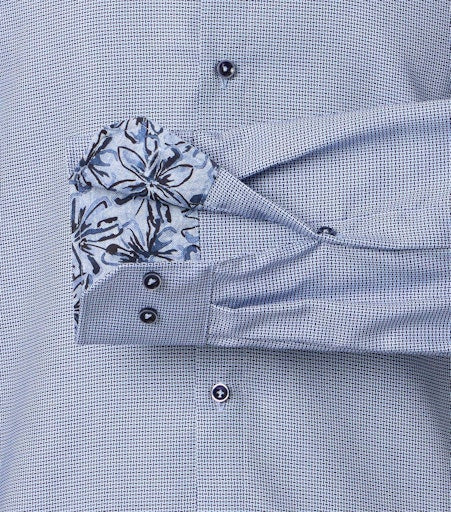 Hemden lange mouw blauw VENTI