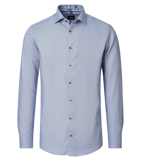 Hemden lange mouw blauw VENTI