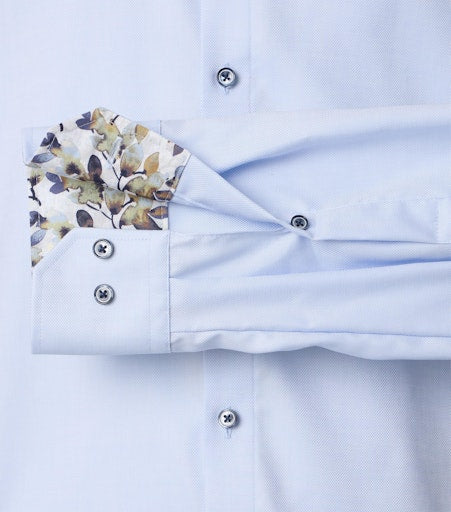Hemden lange mouw blauw VENTI