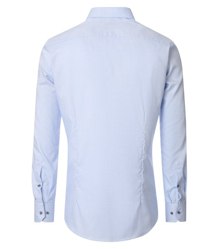 Hemden lange mouw blauw VENTI