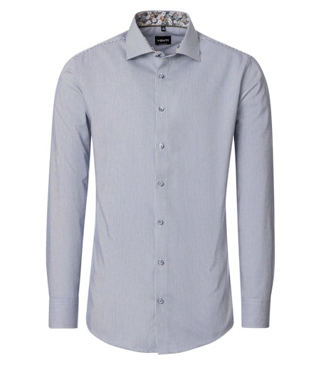 Hemden lange mouw blauw VENTI