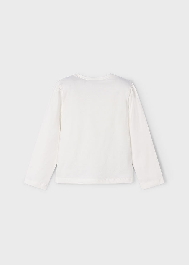 T-shirts lange mouw wit Mayoral
