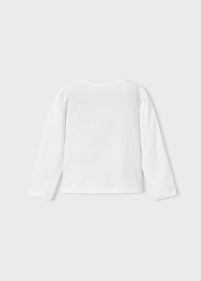 T-shirts lange mouw wit Mayoral