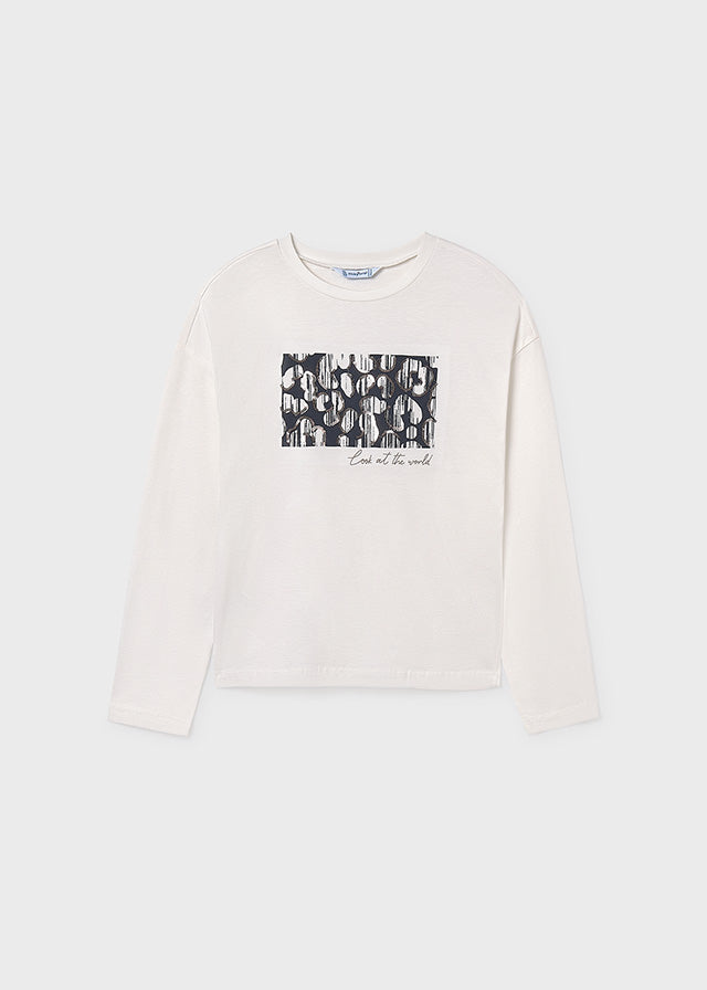 T-shirts lange mouw bruin Mayoral