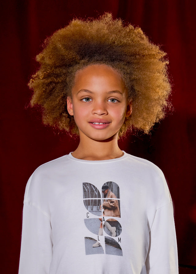 T-shirts lange mouw wit Mayoral
