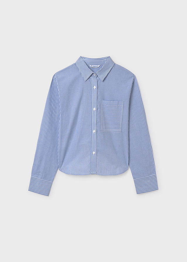 Blouses lange mouw blauw Mayoral