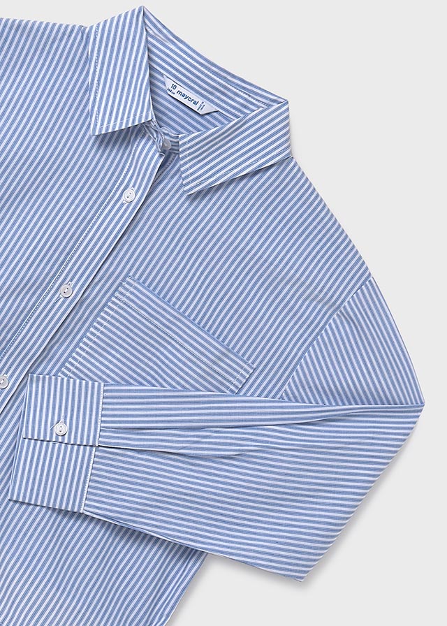 Blouses lange mouw blauw Mayoral