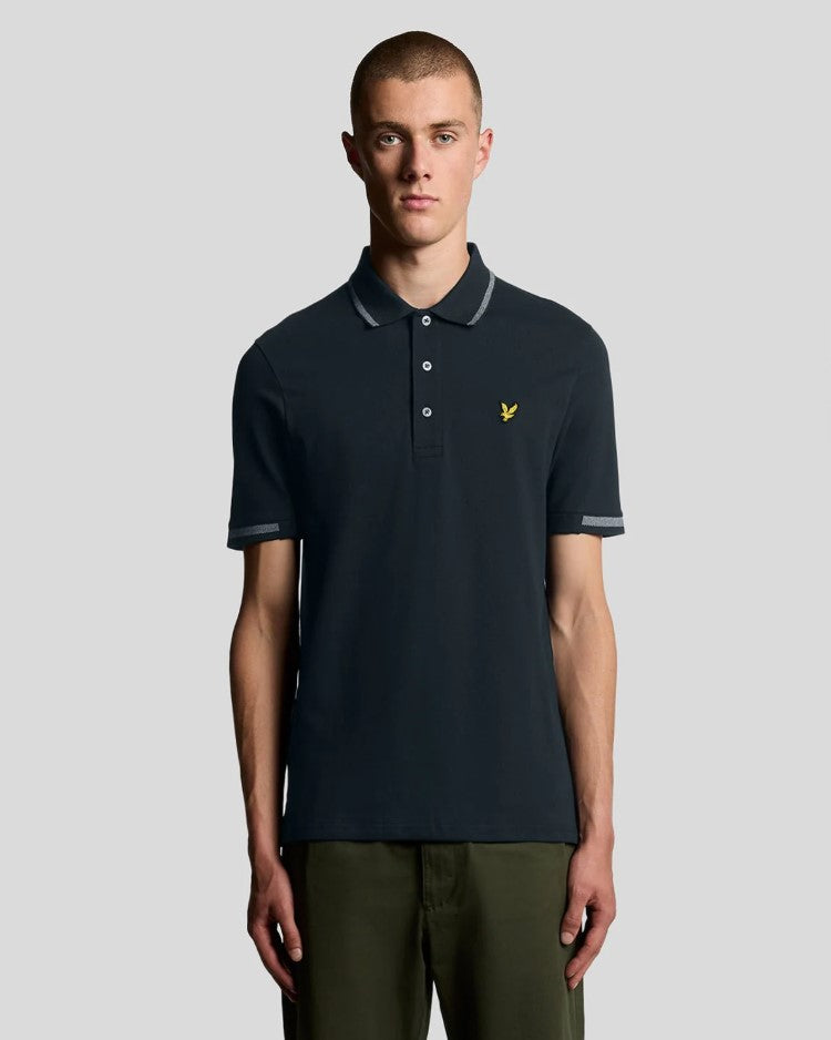 Polo's korte mouw navy Lyle & Scott
