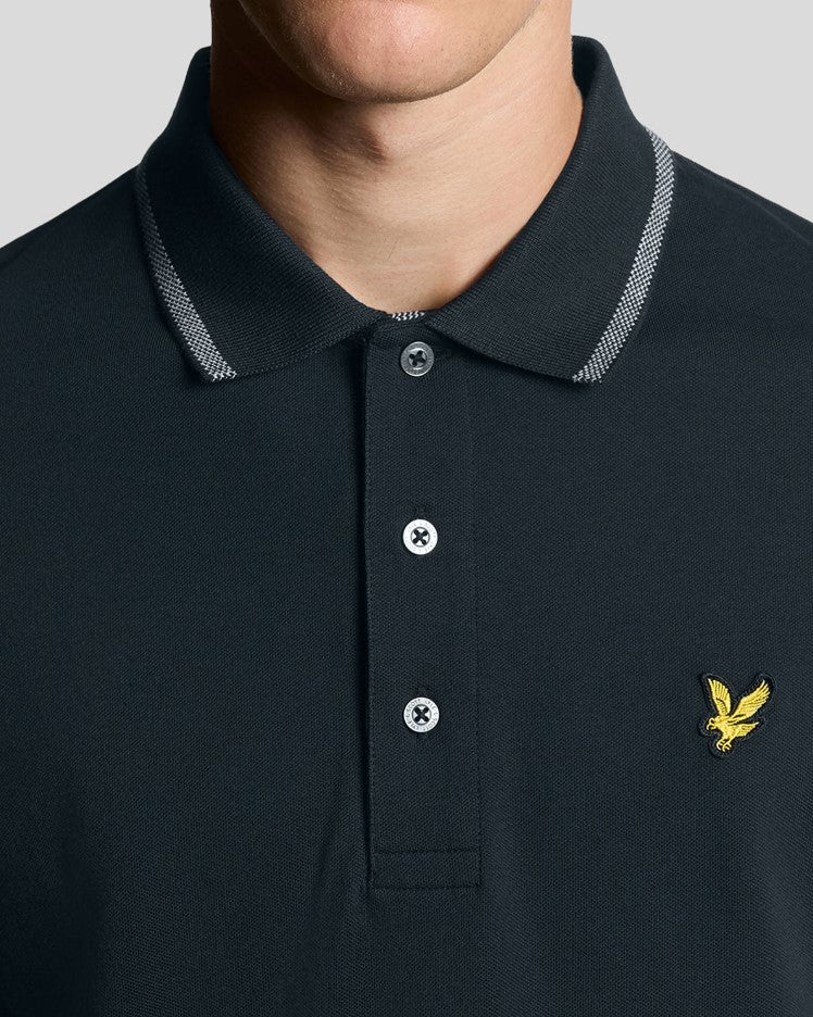 Polo's korte mouw navy Lyle & Scott