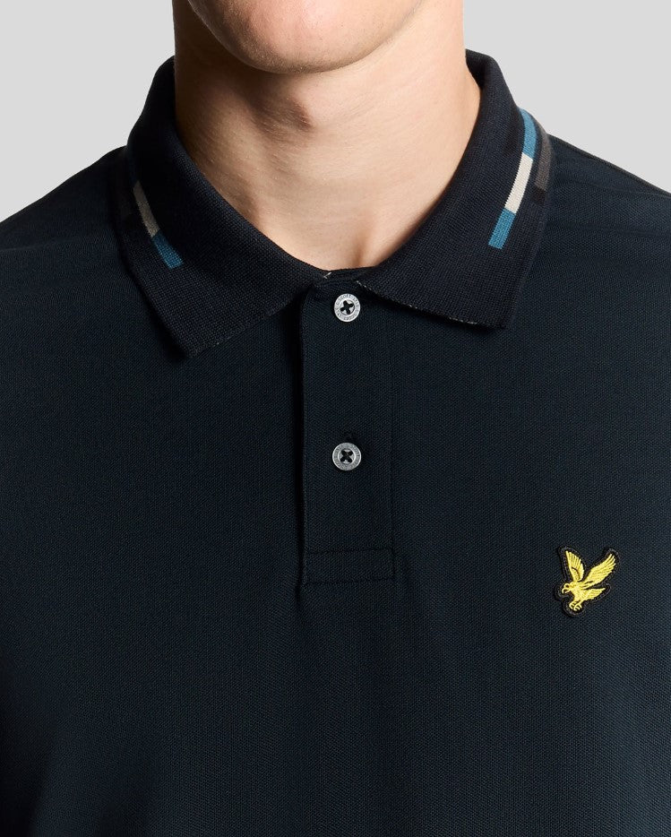 Polo's korte mouw navy Lyle & Scott