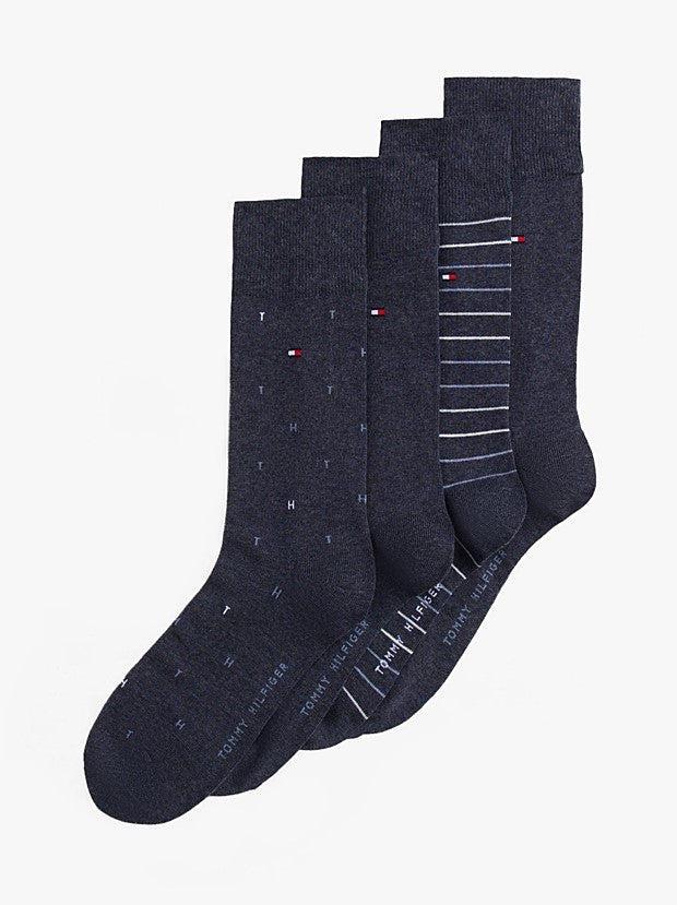Kousen blauw Tommy Hilfiger