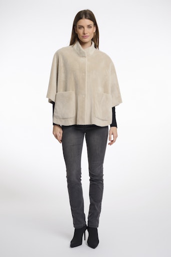 Poncho's beige Rino&Pelle