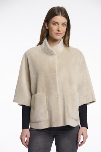 Poncho's beige Rino&Pelle