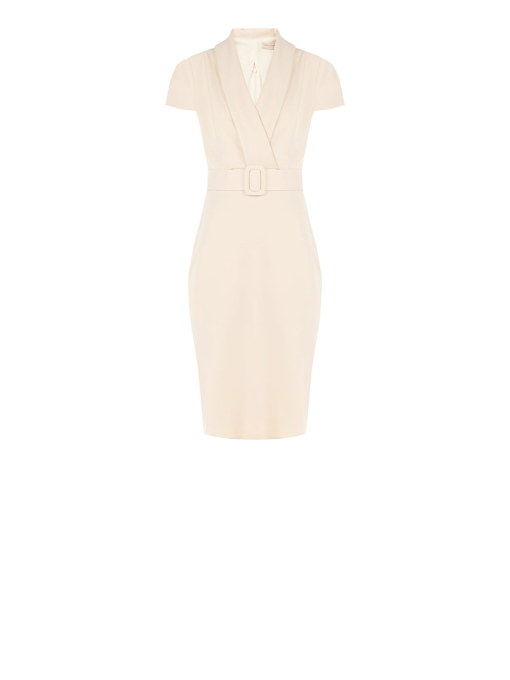 Jurken korte mouw beige Rinascimento
