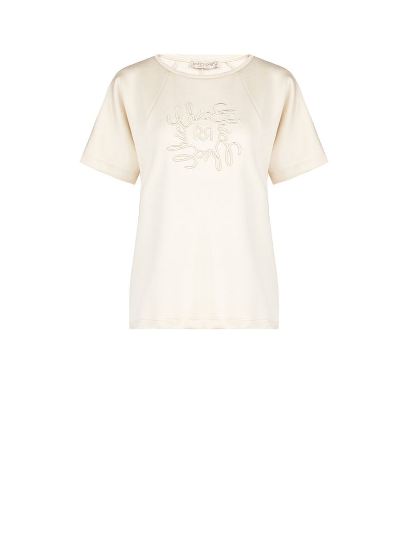 T-shirts korte mouw beige Rinascimento