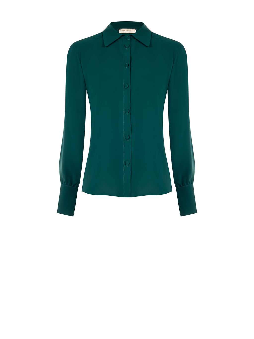 Blouses lange mouw groen Rinascimento