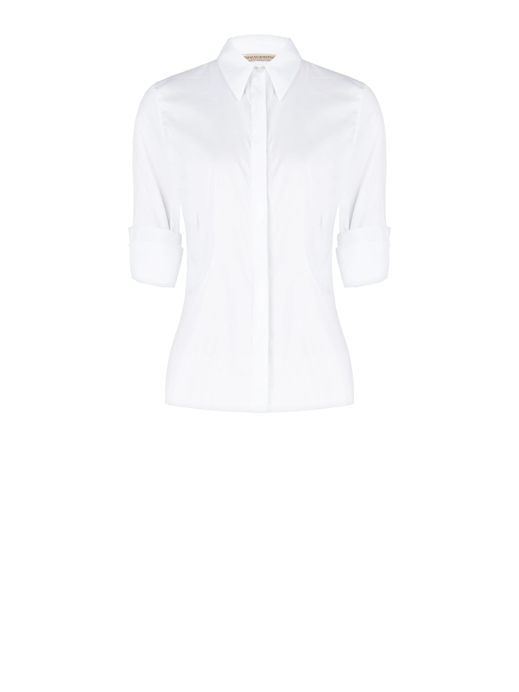 Blouses korte mouw wit Rinascimento