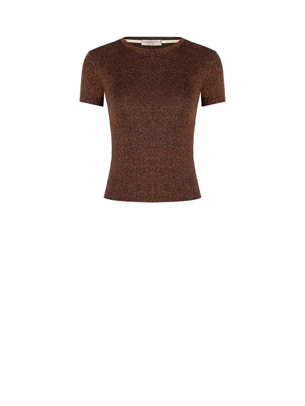 T-shirts korte mouw bruin Rinascimento