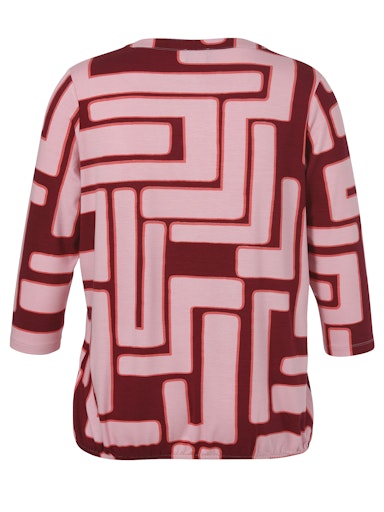 Blouses lange mouw rood Via Appia Due