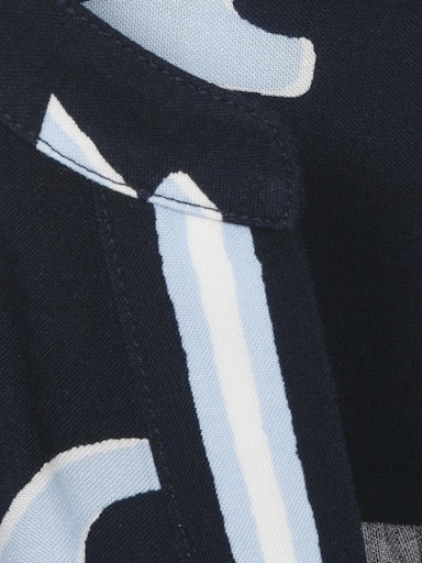 Blouses lange mouw blauw Via Appia Due