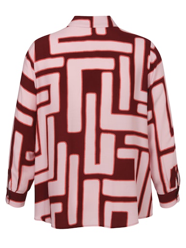 Blouses lange mouw rood Via Appia Due