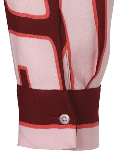 Blouses lange mouw rood Via Appia Due