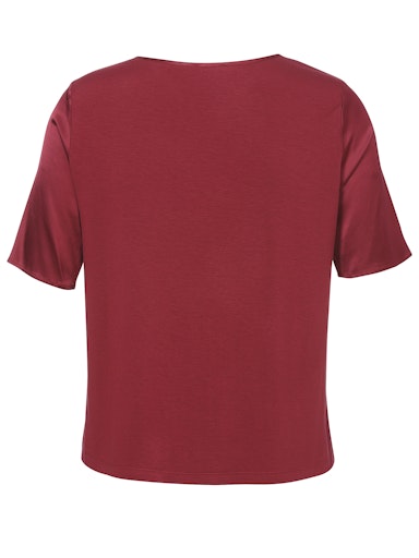Blouses korte mouw rood Via Appia Due