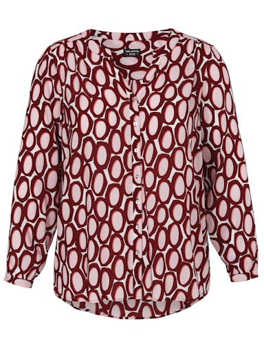 Blouses lange mouw rood Via Appia Due