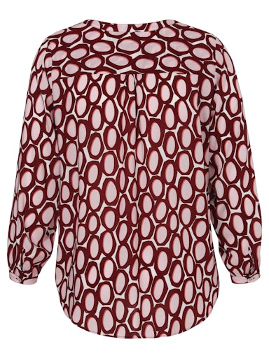 Blouses lange mouw rood Via Appia Due