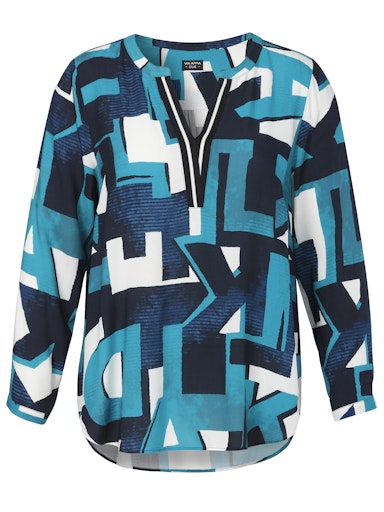 Blouses lange mouw beige Via Appia Due