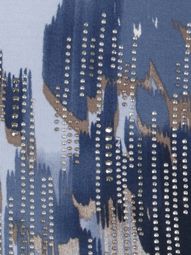 T-shirts lange mouw blauw Via Appia Due