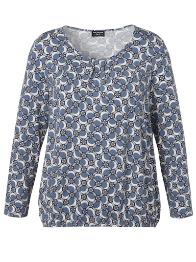 T-shirts lange mouw blauw Via Appia Due