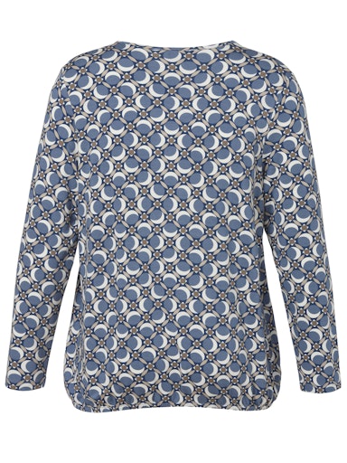 T-shirts lange mouw blauw Via Appia Due