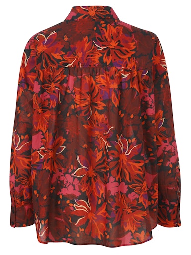 Blouses lange mouw rood eiszeit