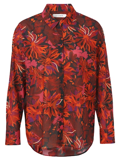 Blouses lange mouw rood eiszeit