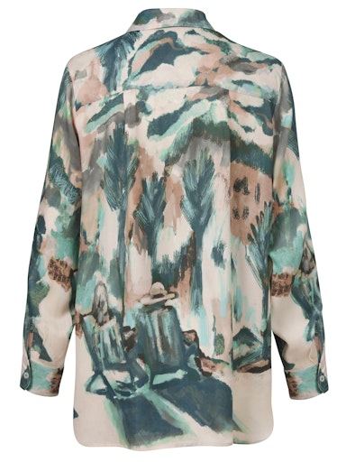 Blouses lange mouw groen eiszeit