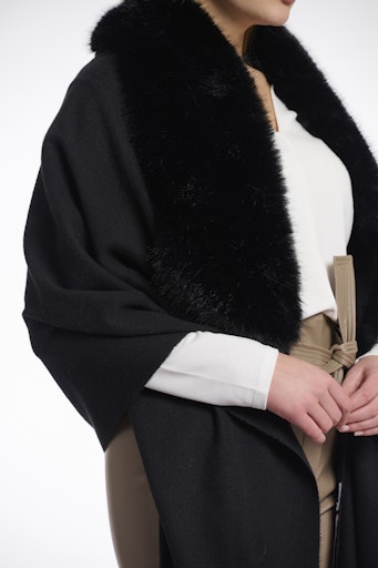 Poncho's zwart Rino&Pelle