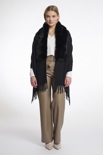 Poncho's zwart Rino&Pelle