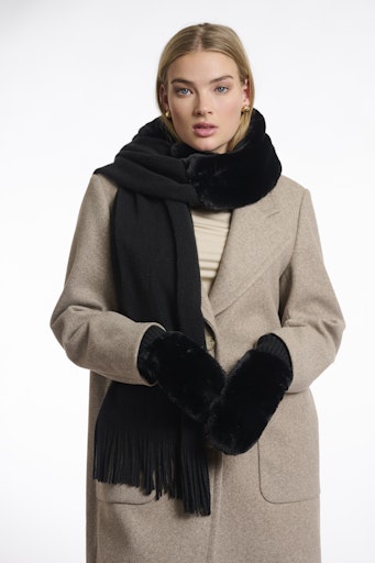 Handschoenen zwart Rino&Pelle