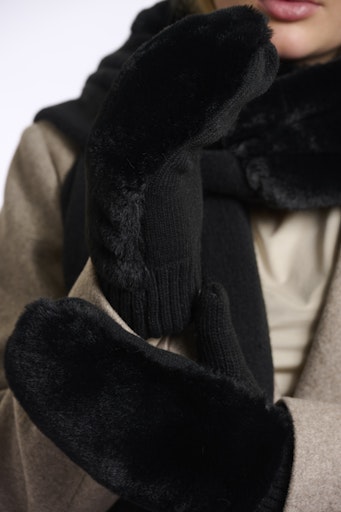 Handschoenen zwart Rino&Pelle